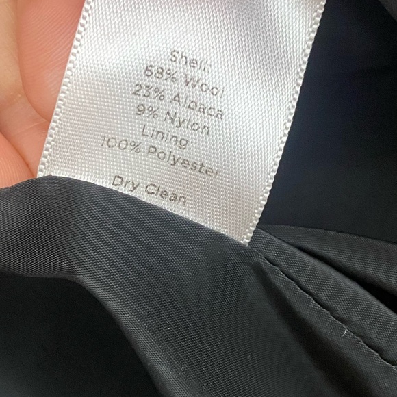 Talbots Wool Blend Red Black Buffalo Plaid Double Breast Blazer Jacket Sz 16P - Picture 7 of 9